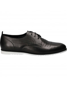 Pantofi Barbati, piele, casual, negru