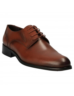 Pantofi din piele, eleganti, barbati, maro 2