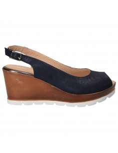 Sandale Elegante Femei Piele Albastru
