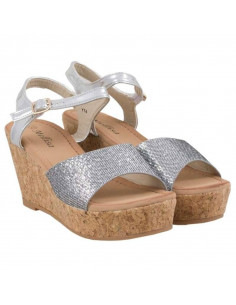 Sandale dama casual argintiu marca Dame Rose VGFY74AG.MS 2