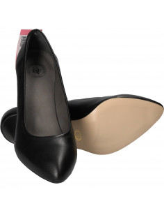 Pantofi Eleganți Piele Negri DA VINCI 2