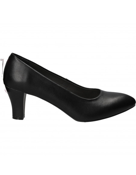 Pantofi Eleganți Piele Negri DA VINCI