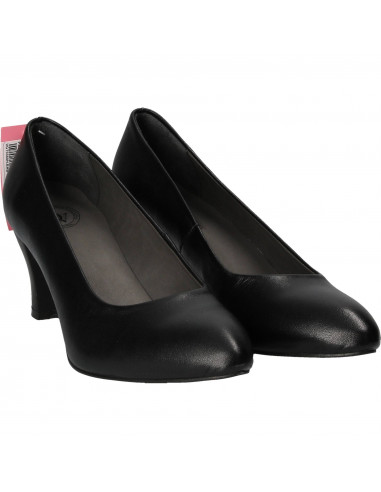 Pantofi Eleganți Piele Negri DA VINCI