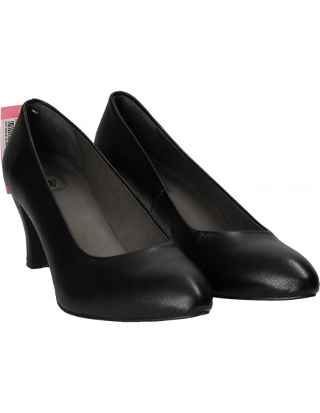 Pantofi Eleganți Piele Negri DA VINCI