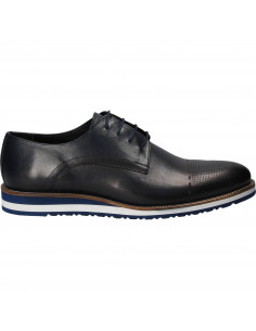 Pantofi Barbati Elegant Piele Albastri DA VINCI