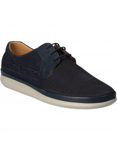 Pantofi Barbati Casual Piele Albastri DA VINCI 2