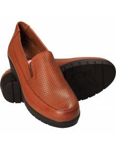Pantofi Femei Casual Piele Maro DA VINCI 2