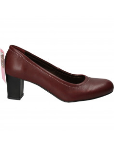 Pantofi Femei Elegant Piele Bordeaux DA VINCI