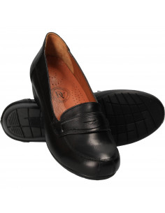 Pantofi Eleganti Femei Piele Negri DA VINCI 2