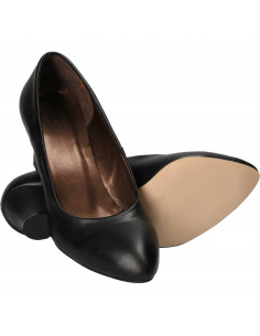 Pantofi Eleganti Femei Piele Negri DA VINCI 2