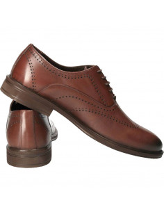 Pantofi eleganti pentru barbati, Da Vinci, culoarea maro 2