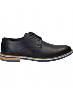 Pantofi barbati, bleumarin, marca Da Vinci, din piele naturala