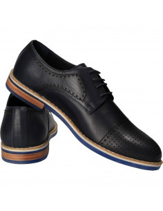 Pantofi din piele, stil elegant, pentru barbati, marca Da Vinci 2
