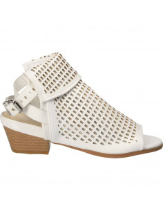 Sandale fashion, albe, inalte, pentru femei