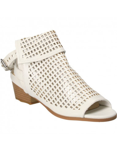 Sandale fashion, albe, inalte, pentru femei