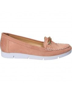 Mocasini roz, piele ecologica, marca Da Vinci