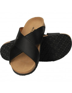 Saboti femei simpli, marca Comfort, CULOAREA neagra 2