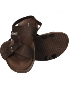 Sandale-papuci, pentru barbati, marca Akinal, maro 2