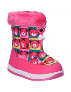 Cizme roz, din fas, pentru fetite 2