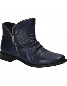 Botine fashion, cu toc mic, piele naturala 2