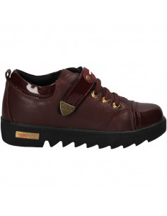Pantofi moderni, bordo, pentru fete