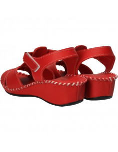 Sandale dama, piele, cusute manual 2