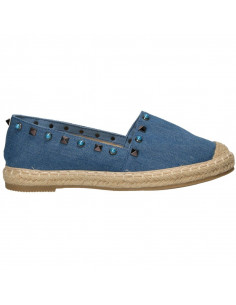 Espadrile dama, din jeans, cu tinte