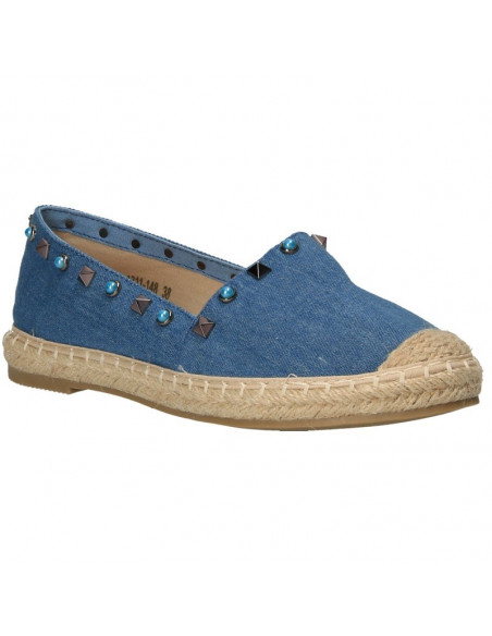 Espadrile dama, din jeans, cu tinte