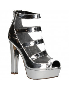 Sandale glamour, cu plasa, tinute fashion 2