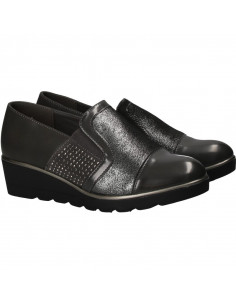 Pantofi talpa plina, culoarea gri 2
