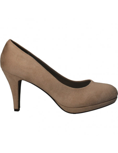 Pantofi femei eleganti, cu platforma bej