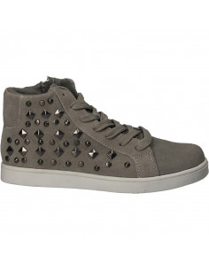 Ghete fete casual, cu tinte gri