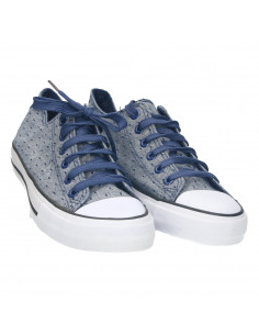 Tenisi fashion, textil, pentru barbati, albastri 2