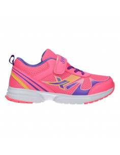 Pantofi sport, roz, cu scai, pentru fetite