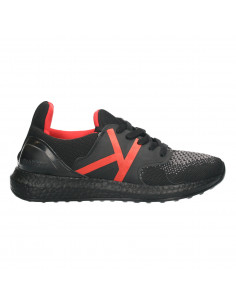 Pantofi sport,  barbatesti, negru cu rosu