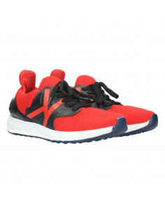Pantofi sport, barbati, rosu cu negru 2