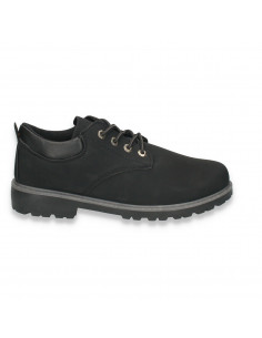 Pantofi barbati, model clasic, negru, din piele eco