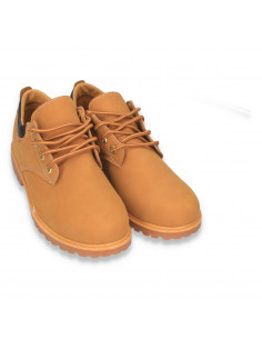 Pantofi barbati, model clasic, galbeni, din piele eco 2