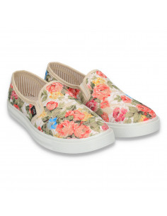 Tenisi dama, cu dantela si imprimeu floral - W1 2