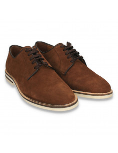 Pantofi casual-elegant, pentru barbati, maro - W44 2