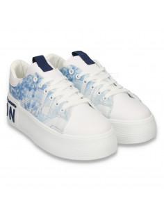 Sneakers dama, fashion, cu talpa inalta - W139 2