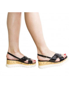 Sandale dama casual negru marca Dame Rose VGFR2421N.MS 2