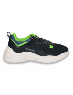 Pantofi sport pentru barbati, bleumarin-verde - W486