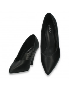 Pantofi eleganti, cu toc mic, negri - W593 2