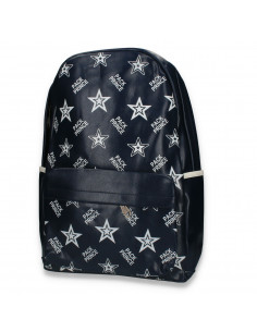 Rucsac din piele eco, bleumarin - M275