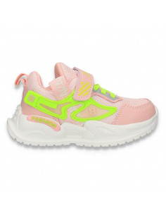 Pantofi sport pentru fetite, roz-verde - W692