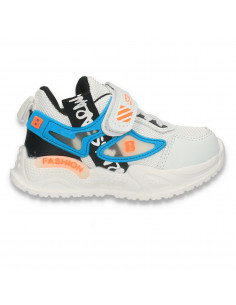 Pantofi sport pentru copii, albi - W694