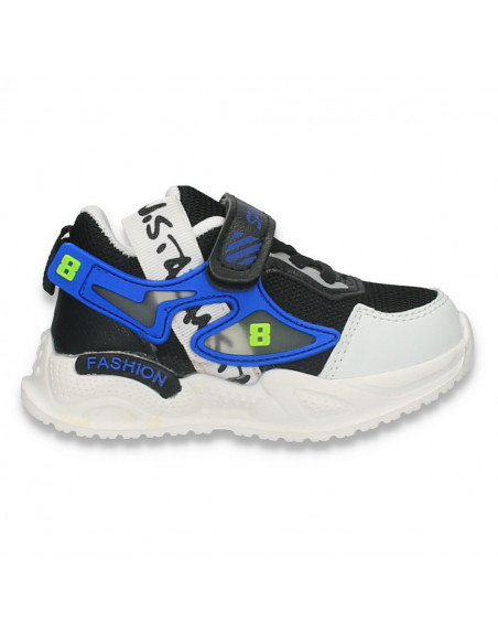 Pantofi sport pentru baieti, negri - W696
