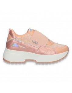 Sneakers casual dama, cu talpa groasa, roz - W756