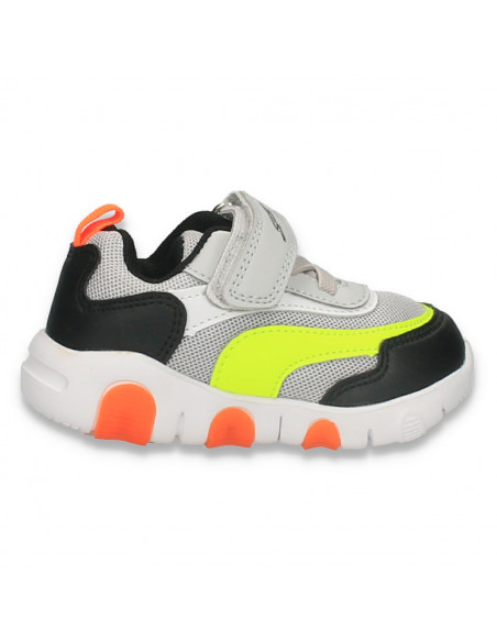 Pantofi sport pentru baieti, gri-verde - W771